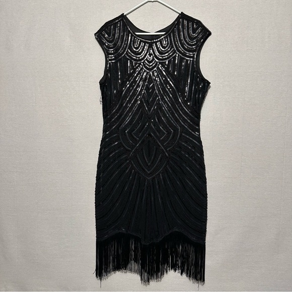 Babeyond Beaded Cocktail Dress - size 3X - Picture 1 of 7